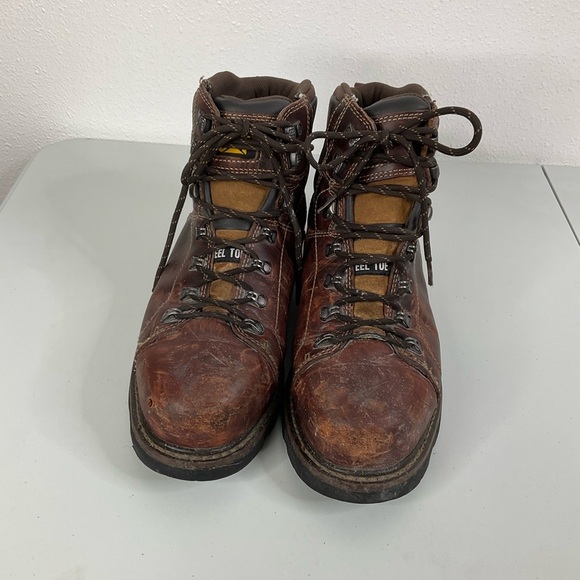 Cat Footwear Men’s Alaska‎ 2.0 Steel-Toe Work Boot Brown Leather Size 13 main image 8